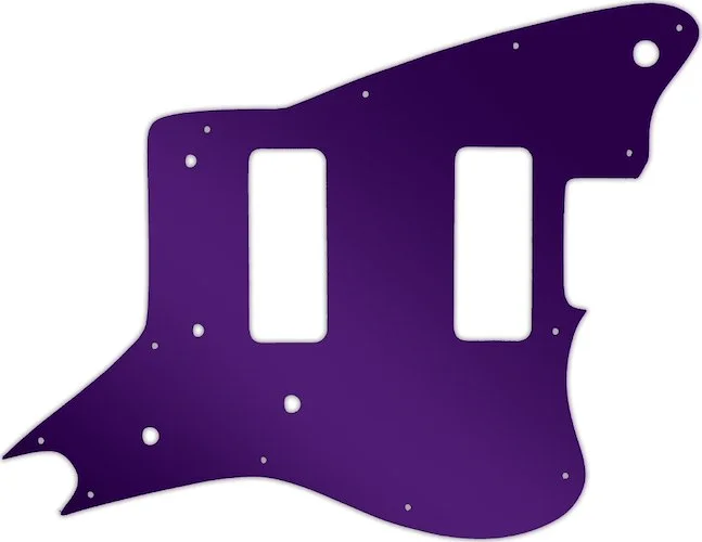 WD Custom Pickguard For Fender Modern Player Jaguar - Custom Designed #10PR Purple Mirror