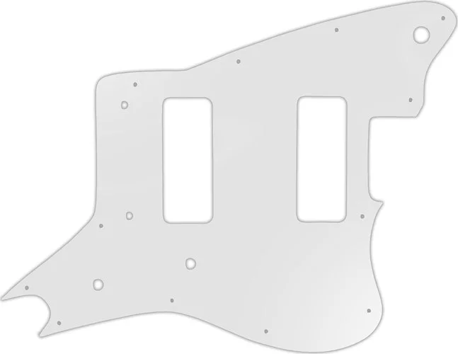 WD Custom Pickguard For Fender Modern Player Jaguar - Custom Designed #22 Translucent Milk White