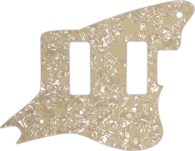 WD Custom Pickguard For Fender Modern Player Jaguar - Custom Designed #28C Cream Pearl/Cream/Black/C