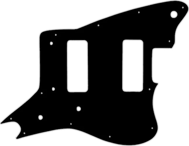 WD Custom Pickguard For Fender Modern Player Jaguar - Custom Designed #39 Black/Black/Cre