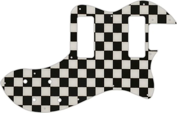 WD Custom Pickguard For Fender Modern Player Telecaster Thinline Deluxe #CK01 Checkerboard Graphic