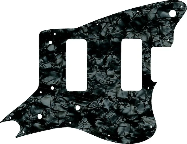 WD Custom Pickguard For Fender Modern Player Jaguar - Custom Designed #28JBK Jet Black Pearl