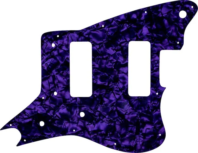 WD Custom Pickguard For Fender Modern Player Jaguar - Custom Designed #28PR Purple Pearl