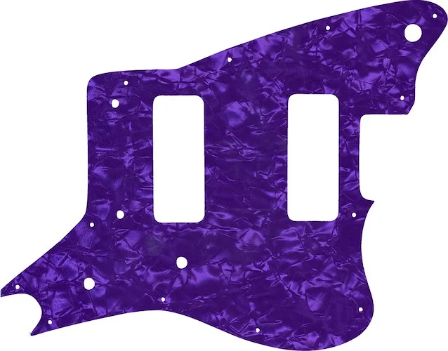 WD Custom Pickguard For Fender Modern Player Jaguar - Custom Designed #28PRL Light Purple Pearl