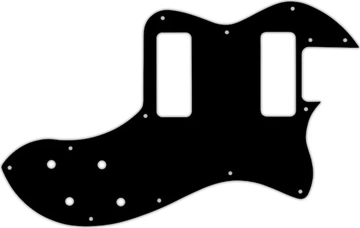 WD Custom Pickguard For Fender Modern Player Telecaster Thinline Deluxe #03G Black/Green/Black