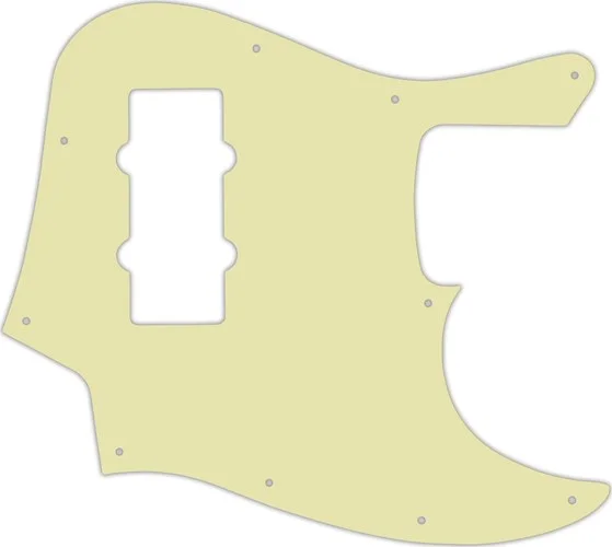 WD Custom Pickguard For Fender 2012-2013 Made In China Modern Player Jazz Bass #34S Mint Green Solid