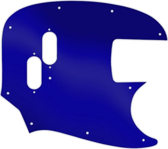 WD Custom Pickguard For Fender Mustang Bass Reissue #10DBU Dark Blue Mirror