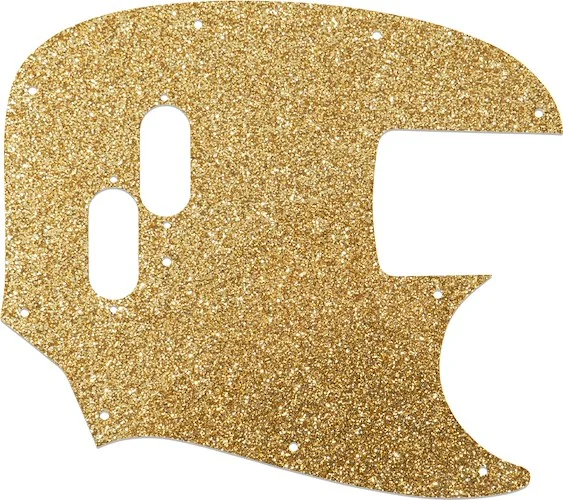 WD Custom Pickguard For Fender Mustang Bass Reissue #60RGS Rose Gold Sparkle 