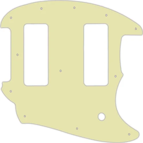 WD Custom Pickguard For Fender OffSet Series Mustang #34 Mint Green 3 Ply