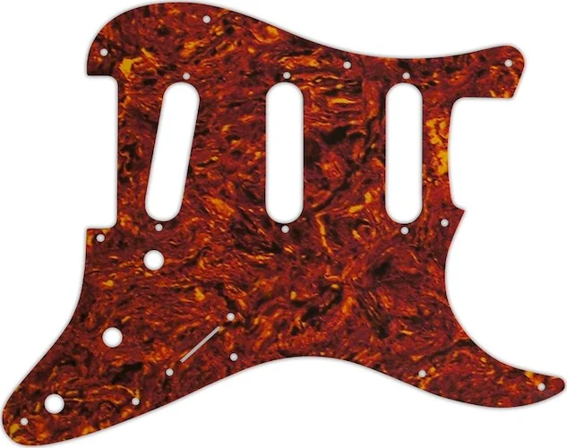 WD Custom Pickguard For Fender Old Style 11 Hole or American Vintage '62 Reissue Stratocaster #05W Tortoise Shell/White