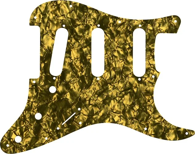 WD Custom Pickguard For Fender Old Style 11 Hole or American Vintage '62 Reissue Stratocaster #28GD Gold Pearl/Black/White/Black