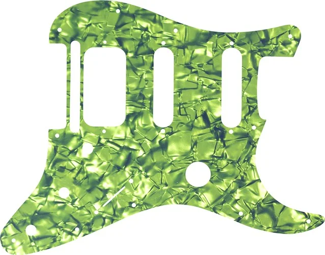 WD Custom Pickguard For Fender Old Style 11 Hole or American Vintage '62 Reissue Stratocaster #28DGR Dark Green Pearl