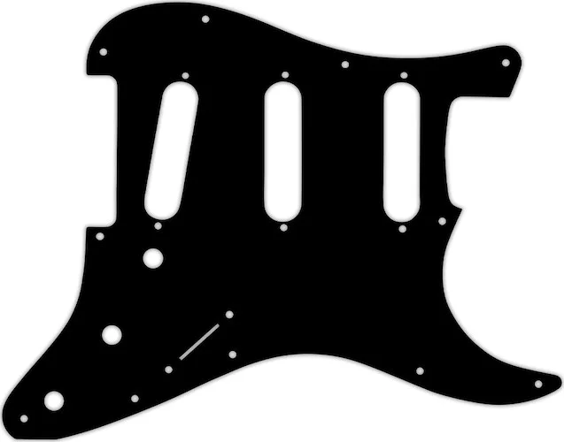 WD Custom Pickguard For Fender Old Style 11 Hole or American Vintage '62 Reissue Stratocaster #03Y Black/Yellow/Black