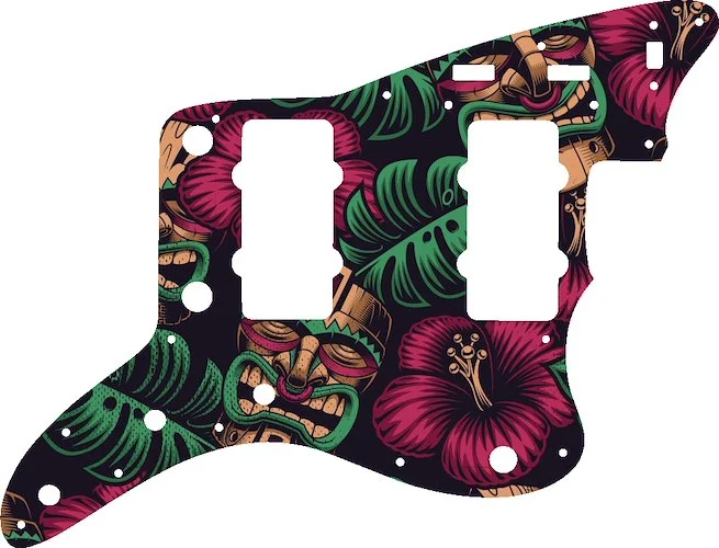 WD Custom Pickguard For Fender Original USA Or USA Reissue Jazzmaster #GAL01 Aloha Tiki Graphic