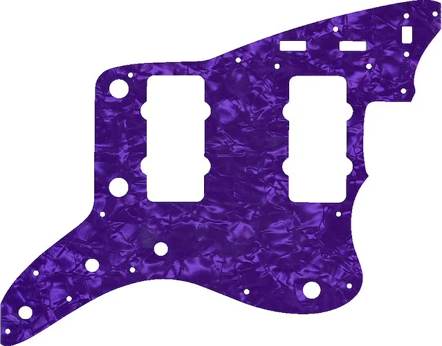 WD Custom Pickguard For Fender Original USA Or USA Reissue Jazzmaster #28PRL Light Purple Pearl