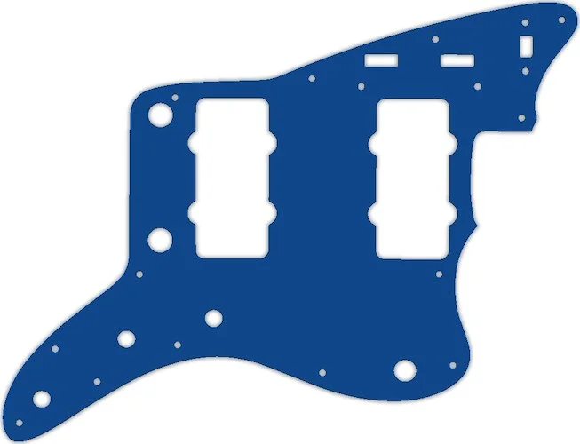 WD Custom Pickguard For Fender Original USA Or USA Reissue Jazzmaster #08 Blue/White/Blue