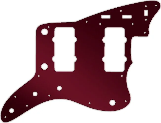 WD Custom Pickguard For Fender Original USA Or USA Reissue Jazzmaster #10R Red Mirror