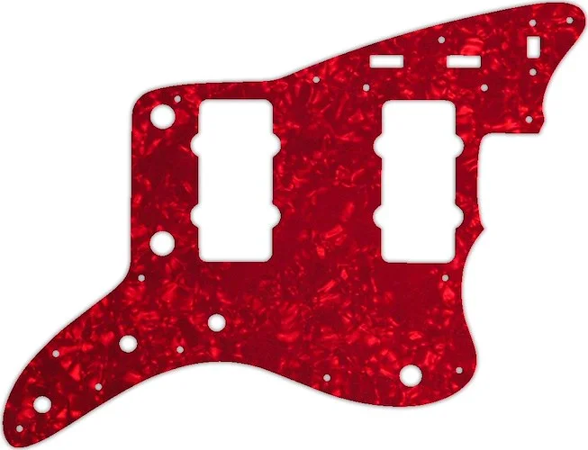 WD Custom Pickguard For Fender Original USA Or USA Reissue Jazzmaster #28R Red Pearl/White/Black/Whi