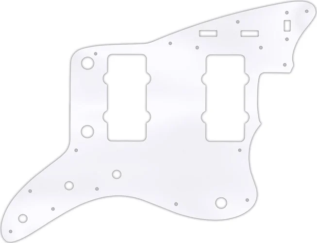 WD Custom Pickguard For Fender Original USA Or USA Reissue Jazzmaster #45T Clear Acrylic Thin