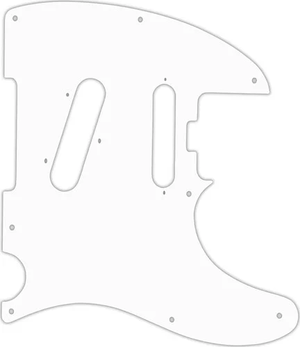 WD Custom Pickguard For Fender Parallel Universe American Elite Nashville Telecaster HSS #04R White/Red/White