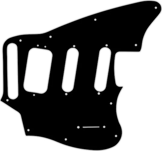 WD Custom Pickguard For Fender Pawn Shop Jaguarillo #03P Black/Parchment/Black