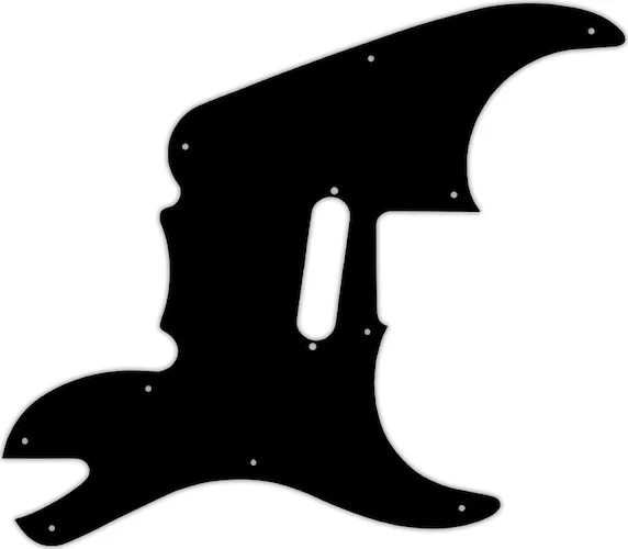 WD Custom Pickguard For Fender Pawn Shop '51 #09 Black/White/Black/White/Black