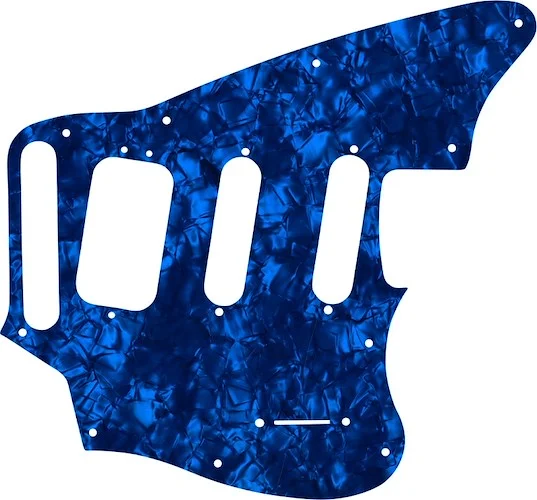 WD Custom Pickguard For Fender Pawn Shop Jaguarillo #28DBP Dark Blue Pearl/Black/White/Black