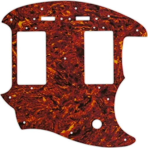 WD Custom Pickguard For Fender Pawn Shop Mustang Special #05P Tortoise Shell/Parchment