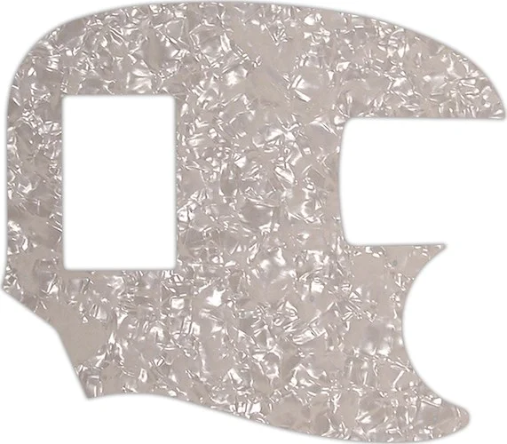 WD Custom Pickguard For Fender Pawn Shop Mustang Bass #28A Aged Pearl/White/Black/White