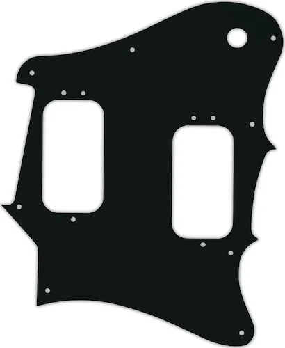 WD Custom Pickguard For Fender 2012-2013 Made In Mexico Pawn Shop Super-Sonic #01A Black Acrylic