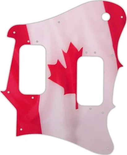 WD Custom Pickguard For Fender 2012-2013 Made In Mexico Pawn Shop Super-Sonic #G11 Canadian Flag Gra