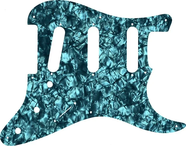 WD Custom Pickguard For Fender Pre-CBS 8 Hole, Eric Johnson Signature, Eric Clapton Signature, Or Stevie Ray Vaughan Signature Stratocaster #28AQ Aqua Pearl/Black/White/Black
