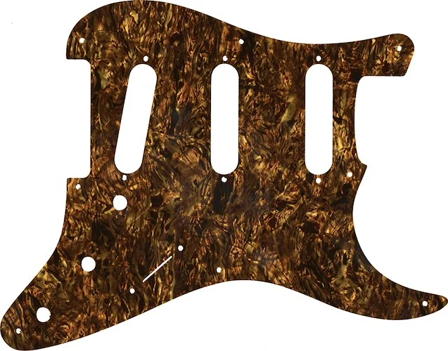 WD Custom Pickguard For Fender Pre-CBS 8 Hole, Eric Johnson Signature, Eric Clapton Signature, Or Stevie Ray Vaughan Signature Stratocaster #28TBP Tortoise Brown Pearl