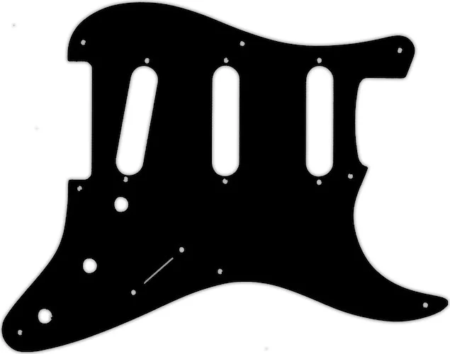 WD Custom Pickguard For Fender Pre-CBS 8 Hole, Eric Johnson Signature, Eric Clapton Signature, Or Stevie Ray Vaughan Signature Stratocaster #03G Black/Green/Black