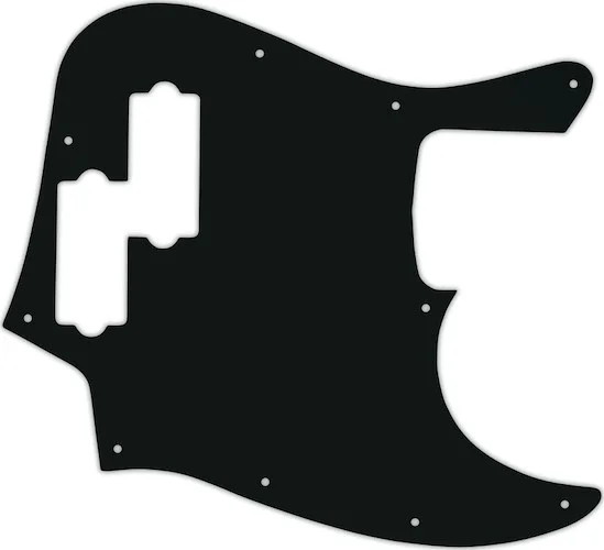 WD Custom Pickguard For Fender Reggie Hamilton Jazz Bass #01A Black Acrylic