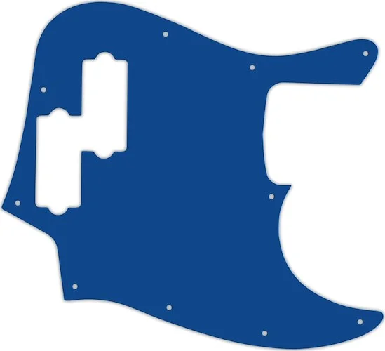 WD Custom Pickguard For Fender Reggie Hamilton Jazz Bass #08 Blue/White/Blue