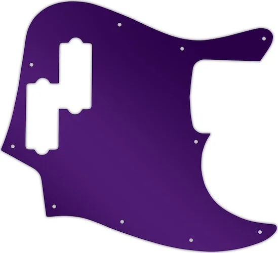 WD Custom Pickguard For Fender Reggie Hamilton Jazz Bass #10PR Purple Mirror