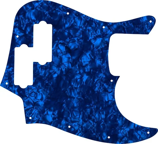 WD Custom Pickguard For Fender Reggie Hamilton Jazz Bass #28DBP Dark Blue Pearl/Black/White/Black