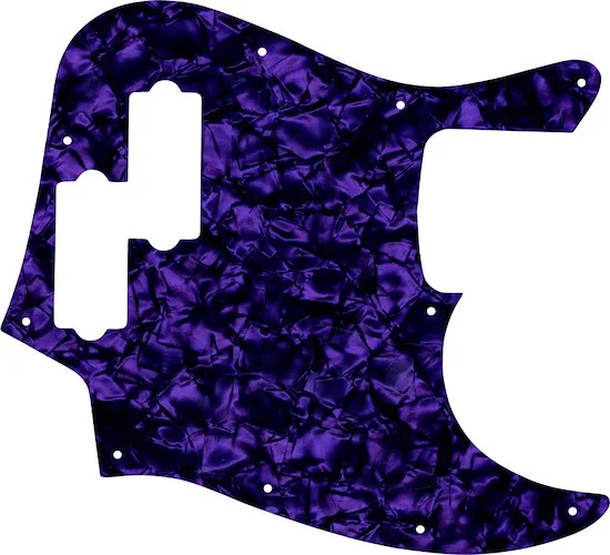 WD Custom Pickguard For Fender Reggie Hamilton Jazz Bass #28PR Purple Pearl
