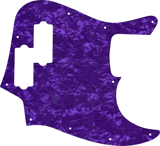 WD Custom Pickguard For Fender Reggie Hamilton Jazz Bass #28PRL Light Purple Pearl