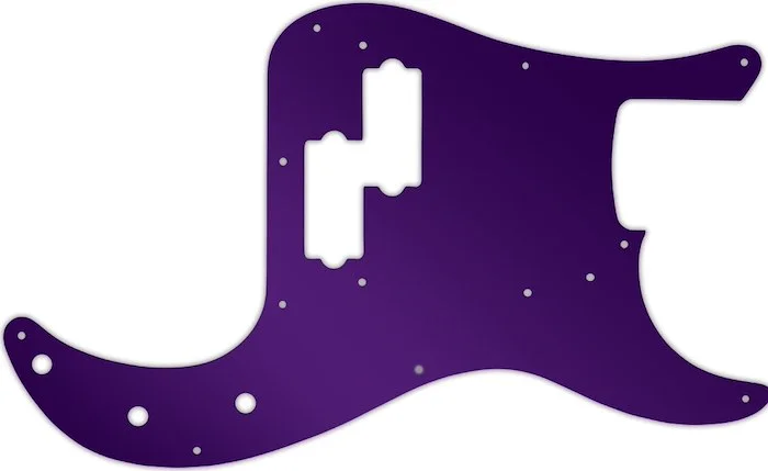 WD Custom Pickguard For Fender Road Worn 50's Precision Bass #10PR Purple Mirror