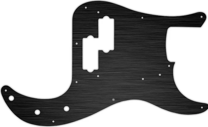WD Custom Pickguard For Fender Road Worn 50's Precision Bass #27 Simulated Black Anodized
