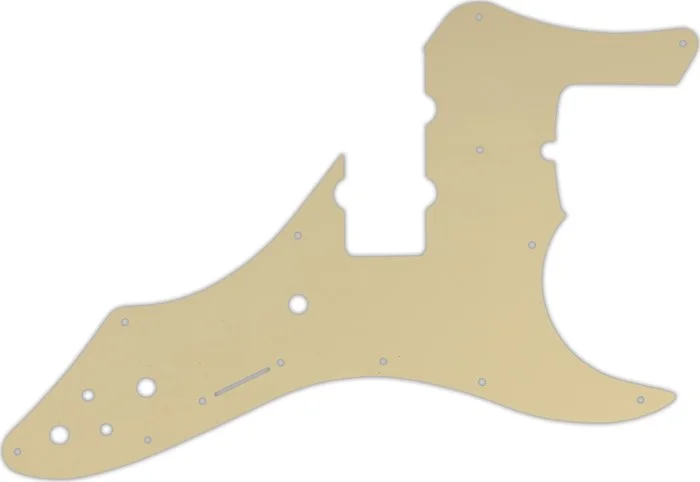 WD Custom Pickguard For Fender Roscoe Beck Signature Jazz Bass #06 Cream