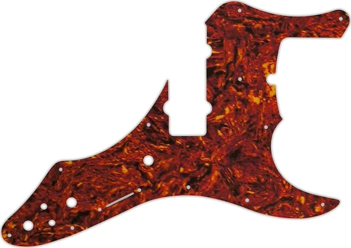 WD Custom Pickguard For Fender Roscoe Beck Signature 5 String Jazz Bass #05P Tortoise Shell/Parchmen