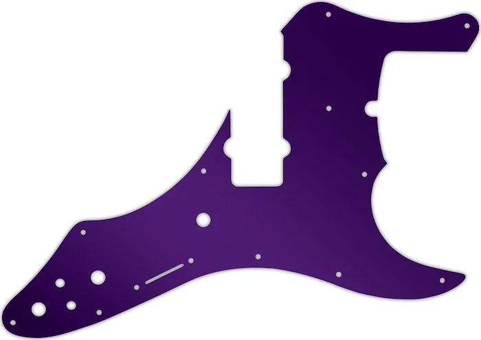 WD Custom Pickguard For Fender Roscoe Beck Signature 5 String Jazz Bass #10PR Purple Mirror
