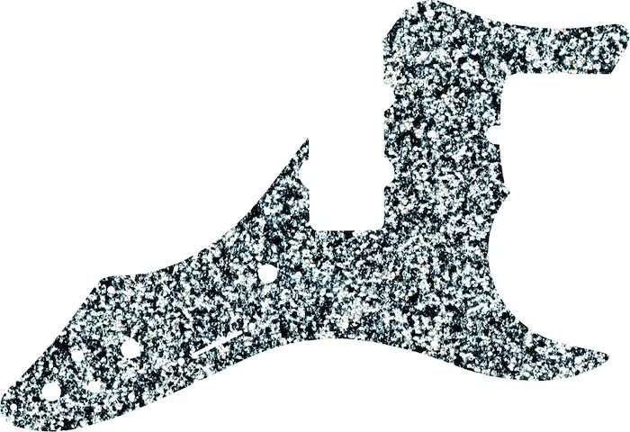 WD Custom Pickguard For Fender Roscoe Beck Signature Jazz Bass #60SS Silver Sparkle 