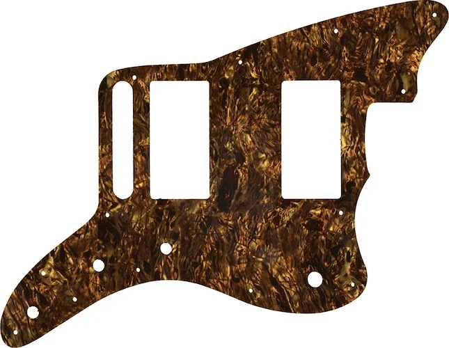 WD Custom Pickguard For Fender Special Edition Blacktop Jazzmaster HH #28TBP Tortoise Brown Pearl