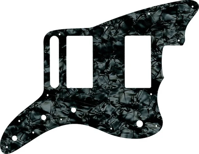 WD Custom Pickguard For Fender Special Edition Blacktop Jazzmaster HH #28JBK Jet Black Pearl