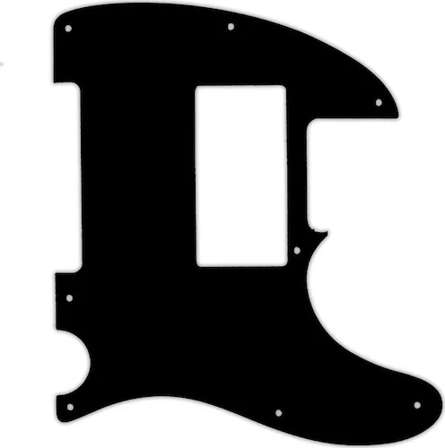 WD Custom Pickguard For Fender Special Edition HH Telecaster #01T Black Thin