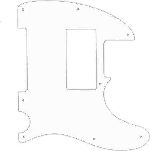 WD Custom Pickguard For Fender Special Edition HH Telecaster #02 White